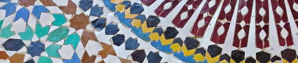 A photo showing a portion of a mosaic